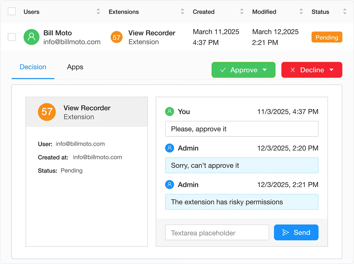 Approval Process preview