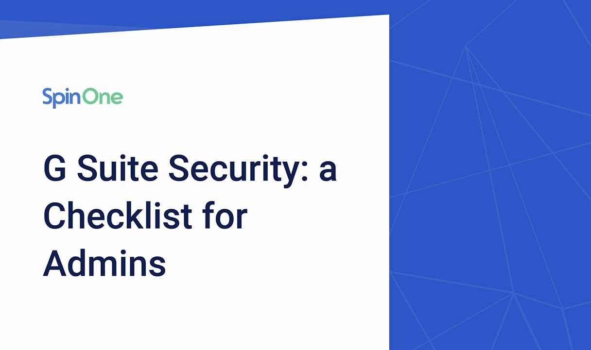 G Suite Security checklist