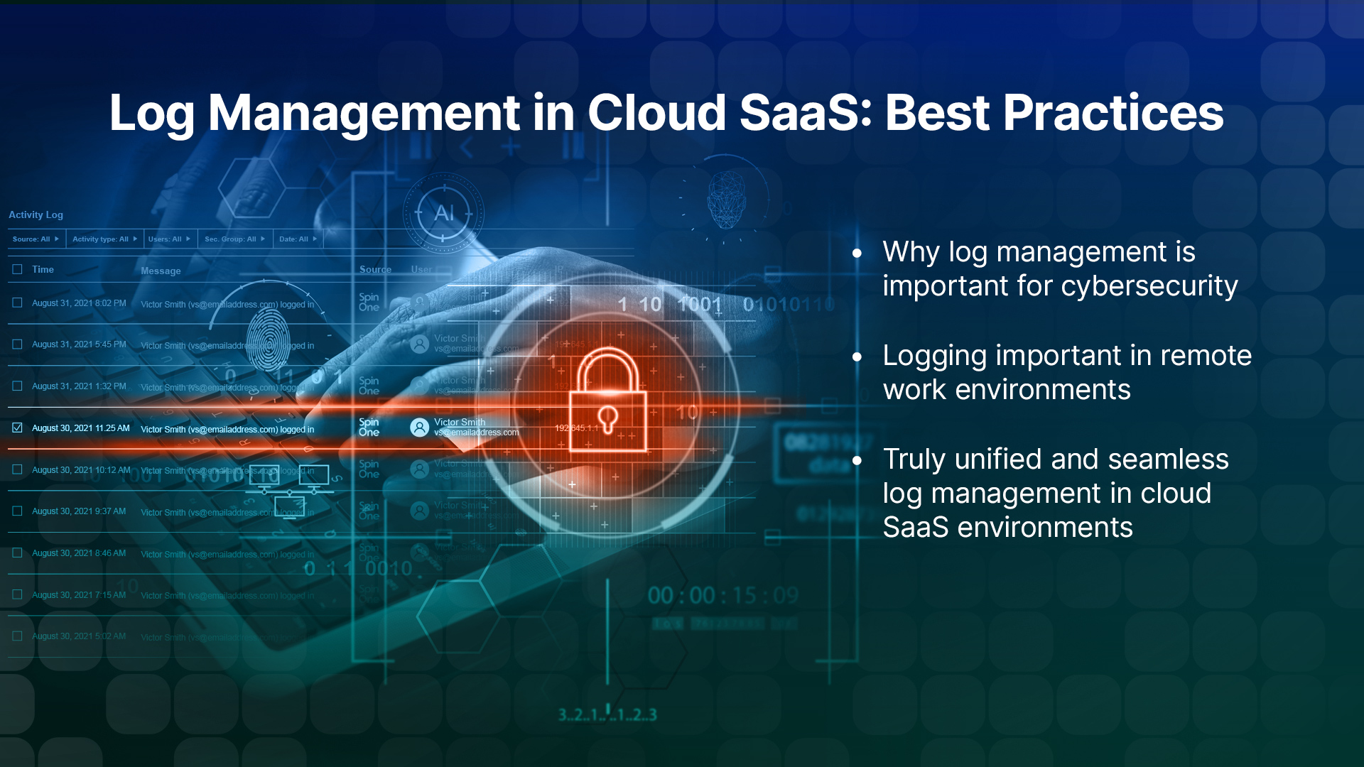 Log Management in Cloud SaaS Best Practices