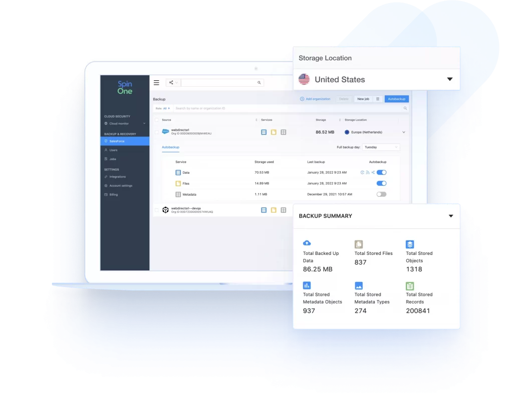 Rollback for Salesforce allows you to recover data metadata simultaneously from a previous snapshot reverting your Salesforce environment to an older version Salesforce Data Protection Platform for Enterprise