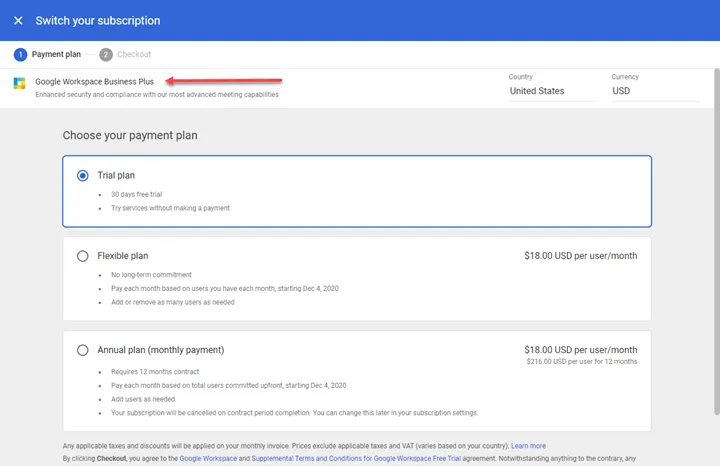 g suite basic vs google workspace