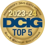 2023 24 DCIG Top 5 DCIG Top 5 M365 Enterprise SaaS Backup Solutions