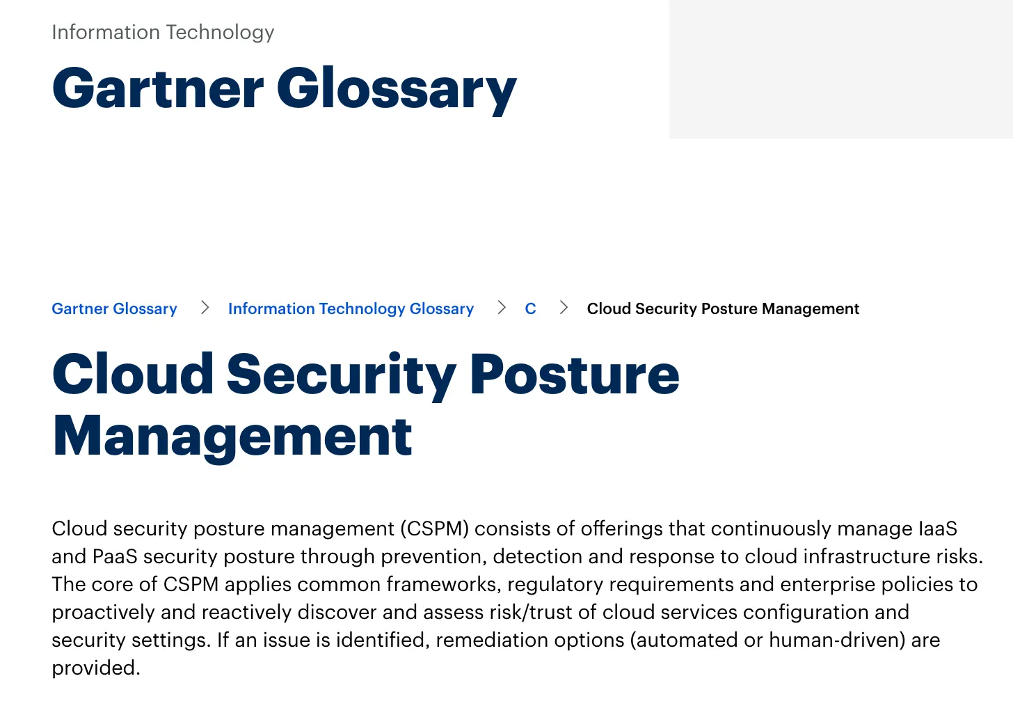 The Evolution of Cloud Security Posture Management