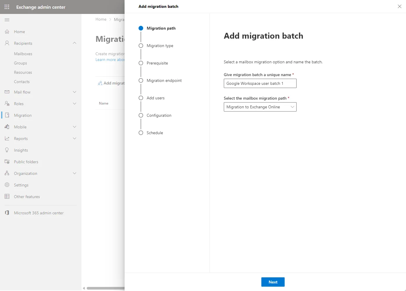 Migrate from Google Workspace to Microsoft 365
