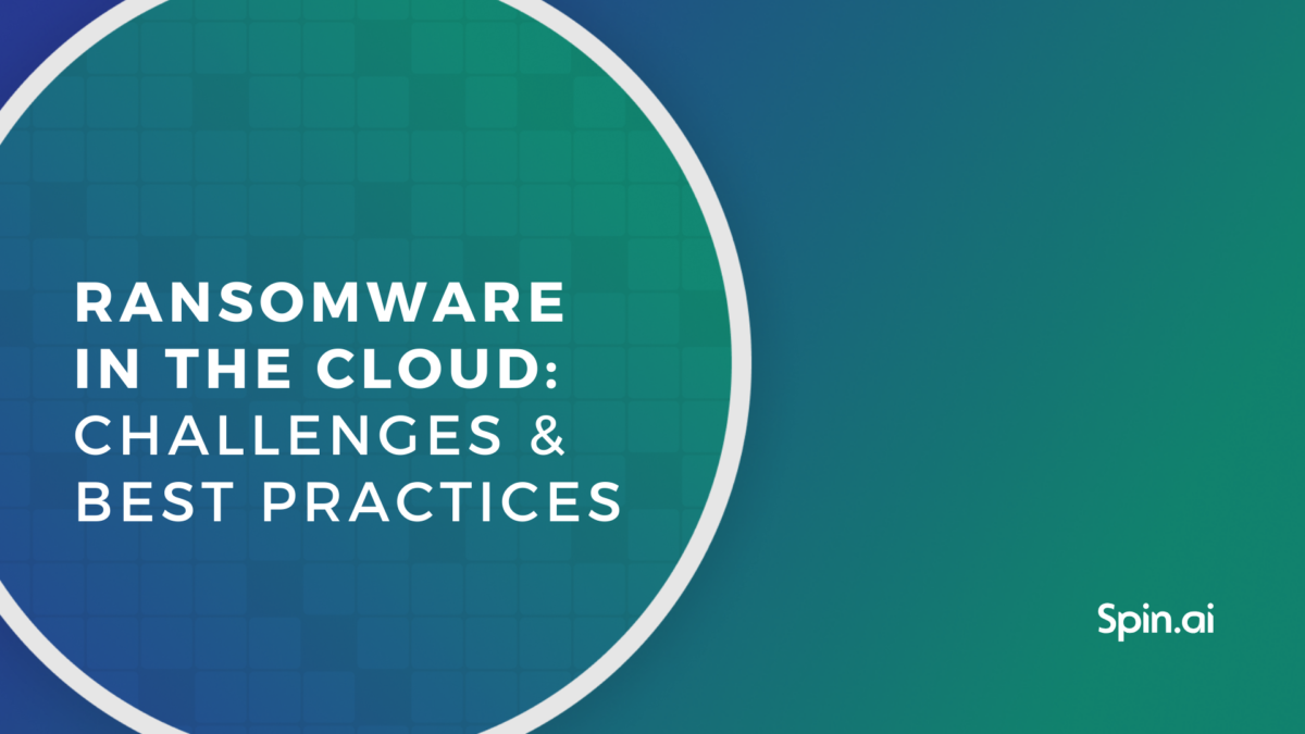 Ransomware in the Cloud: Challenges and Best Practices