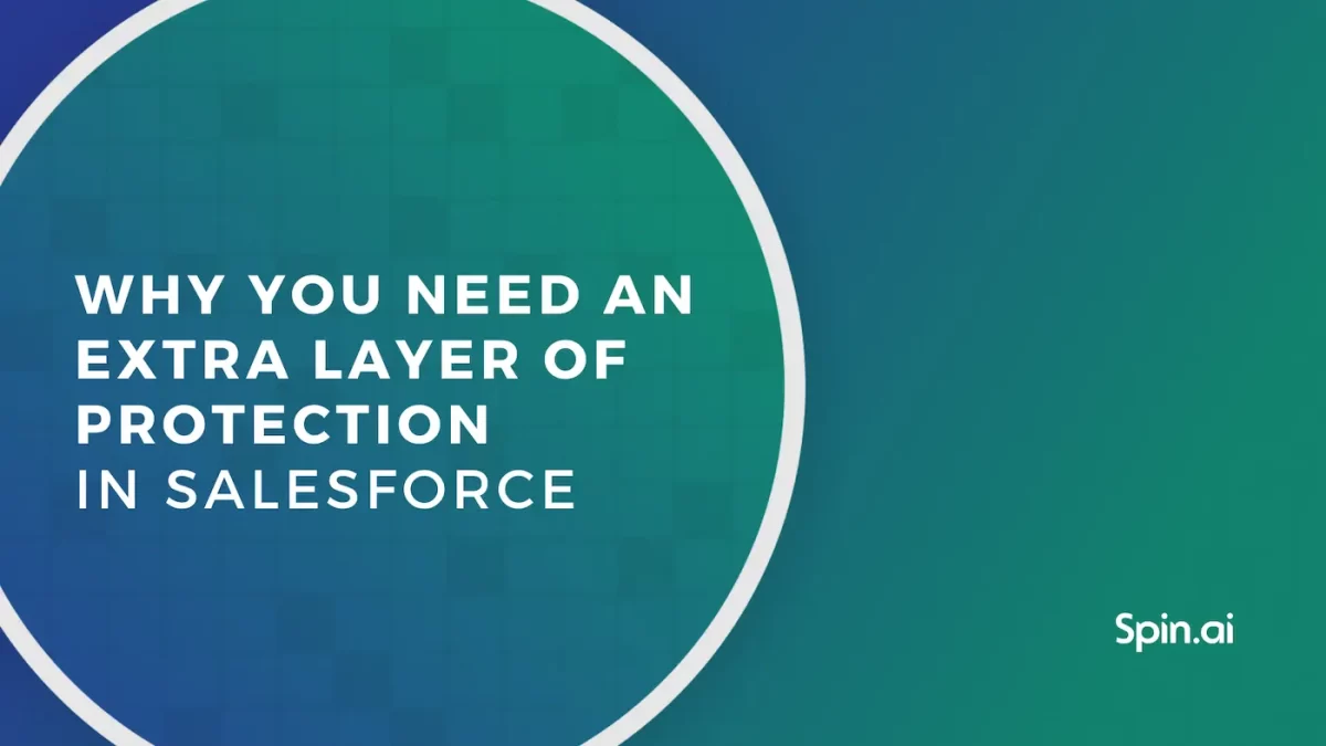 Why you need an extra layer of protection in Salesforce