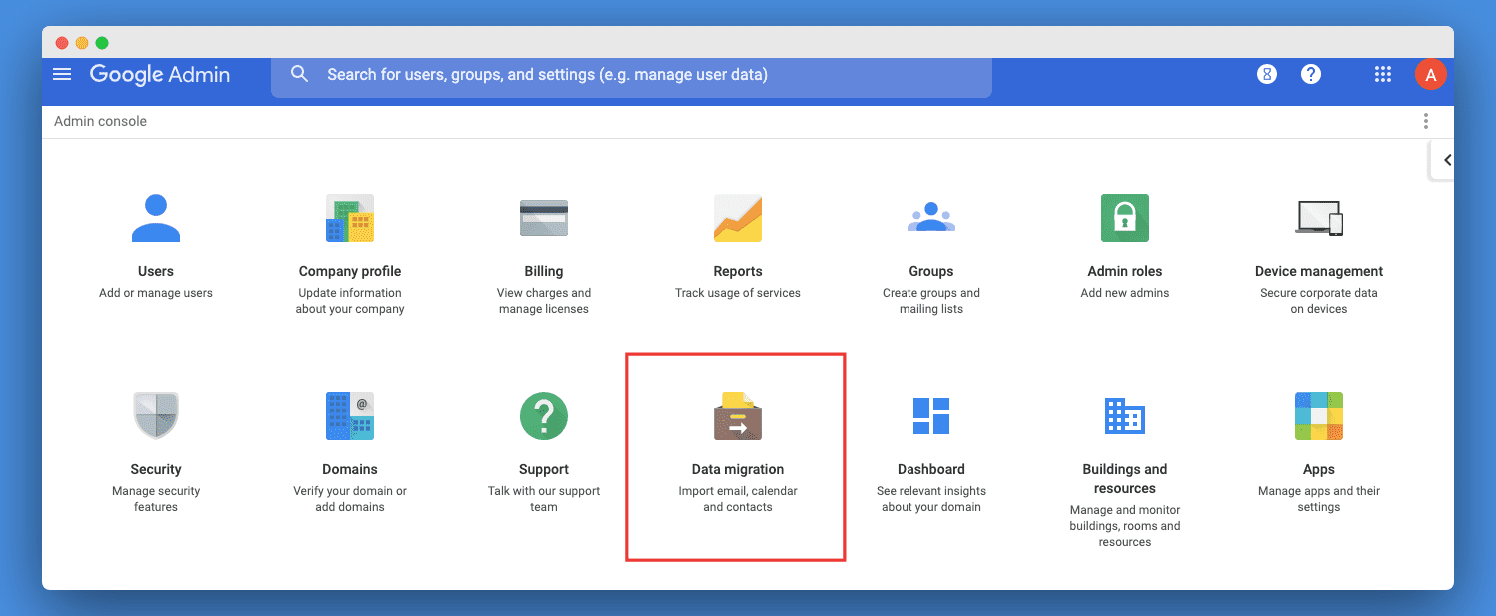 Google Workspace (G Suite) migration