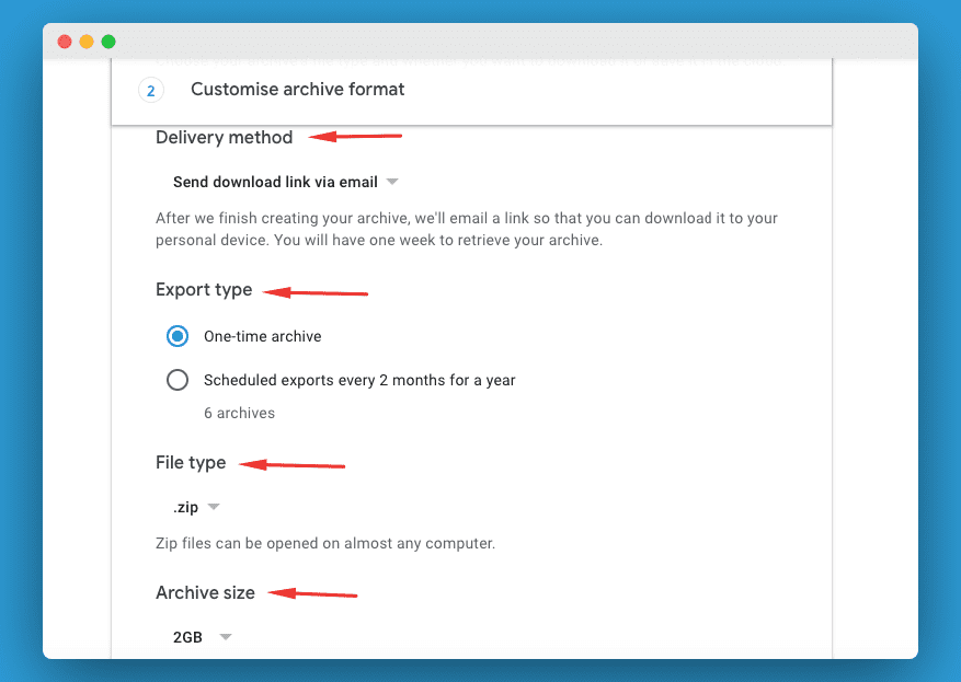 Data migration tool in Google Workspace