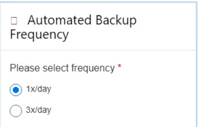 Choosing the Spinbackup Automated Backup Frequency