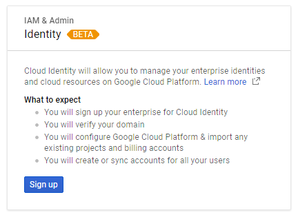 Google Cloud Identity