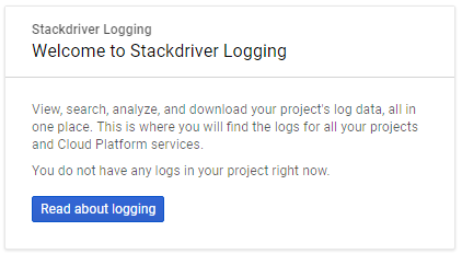 Google’s Stackdriver Logging