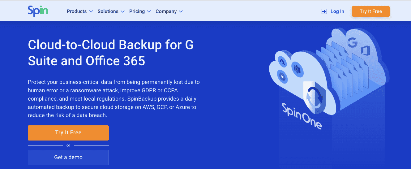 Data loss prevention tool: Spinbackup