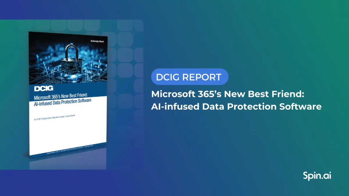 Key Takeaways: 2024 DCIG Report ‘Microsoft 365’s New Best Friend: AI-infused Data Protection Software’