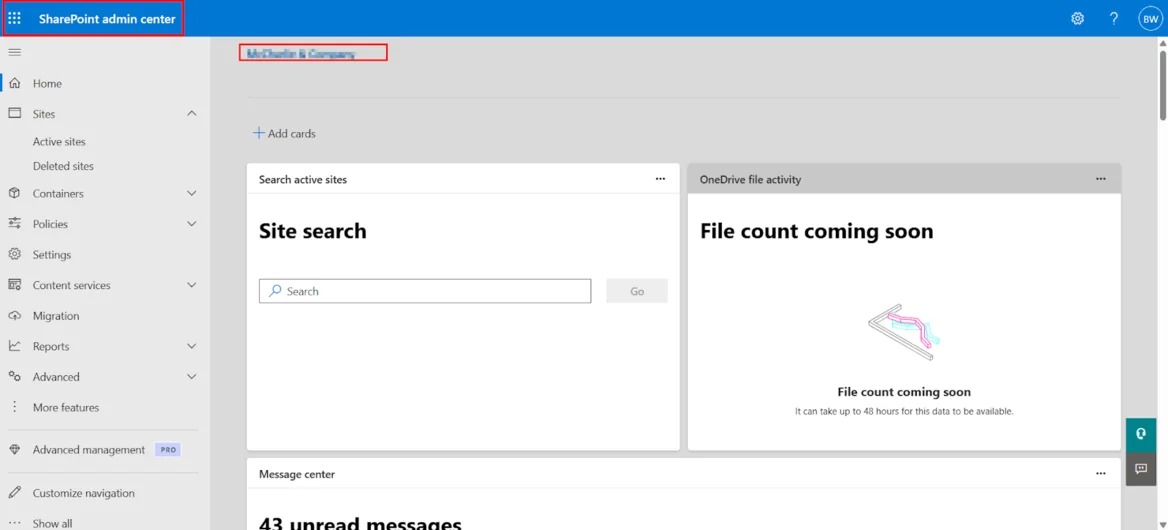 This is the first place administrators should check out when locking down SharePoint Online